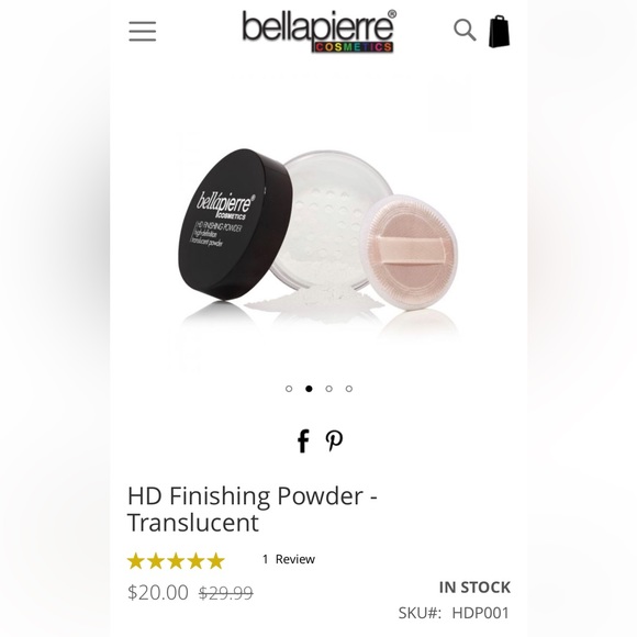 Bellapierre cosmetics HD finishing powder - Picture 3 of 3